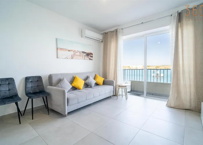 شقة Peaceful Seafront 3br With Balcony By 360 Estates Birżebbuġa