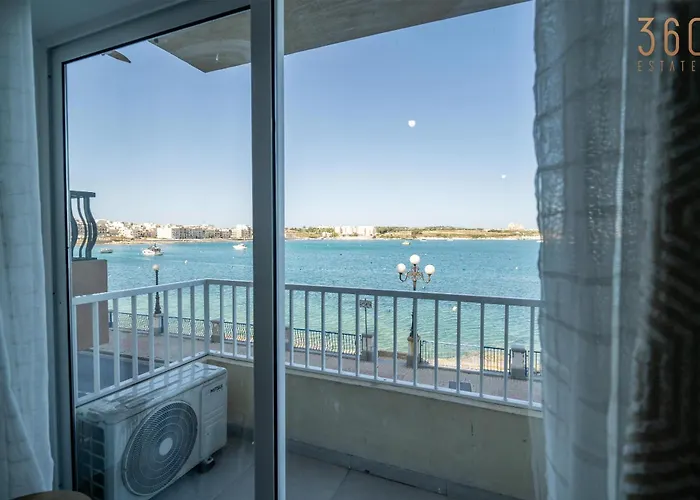 Peaceful Seafront 3br With Balcony By 360 Estates شقة Birżebbuġa