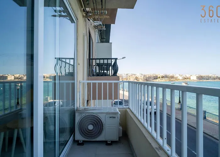 شقة Peaceful Seafront 3br With Balcony By 360 Estates Birżebbuġa